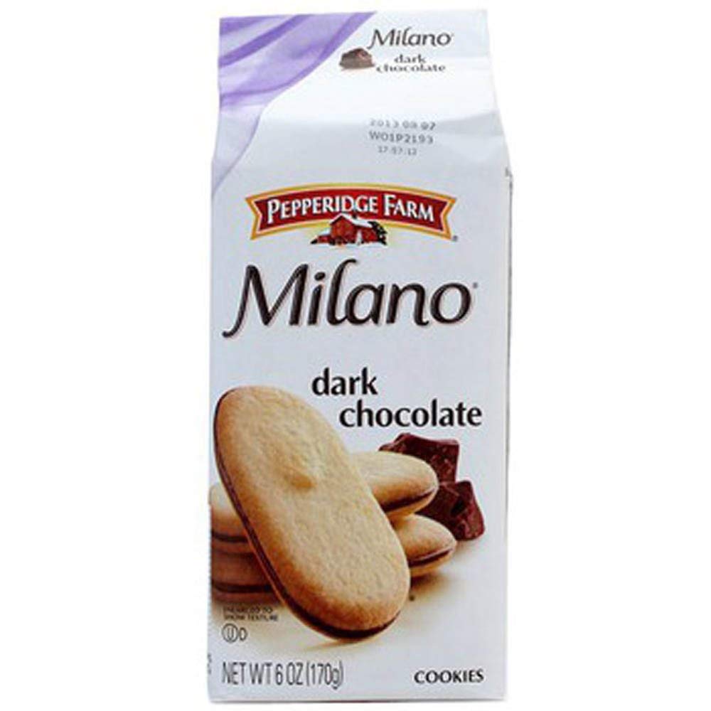 Pepperidge Farm Milano Milk Chocolate Cookies, 6 OZ Bag (15 Cookies)