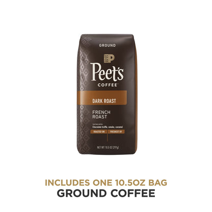 Peet's Coffee Major Dickason's Blend, Dark Roast Ground Coffee, 20 oz