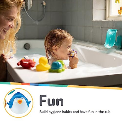 Nuby Wacky Waterworks Pipes Bath Toy with Interactive Features for Cognitive Development