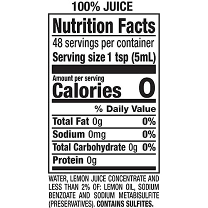 ReaLime 100% Lime Juice, 8 Fluid Ounce Bottle