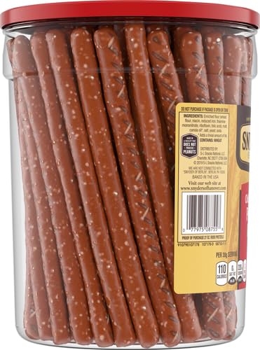 Snyder's of Hanover, Old Fashioned Pretzel Rods, 27 Oz Canister