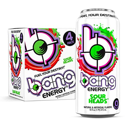 Bang Energy Bangster Berry, Sugar-Free Energy Drink, 16-Ounce (Pack of 12)