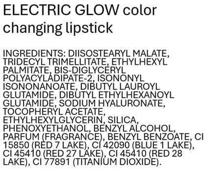 essence | Electric Glow Color Changing Lipstick | pH Reactive Natural Pink for All Skin Tones | Vegan & Cruelty Free | Gluten Free, Without Oil & Parabens