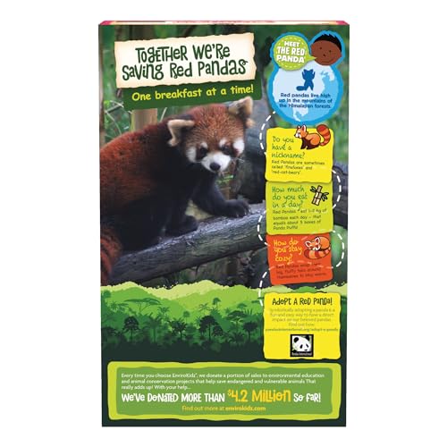 EnviroKidz Leapin’ Lemurs Peanut Butter & Chocolate Organic Cereal,10 Oz Box,Gluten Free