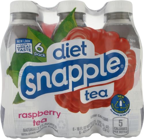 Snapple Zero Sugar Peach Tea, 16 fl oz recycled plastic bottle (Pack of 12)