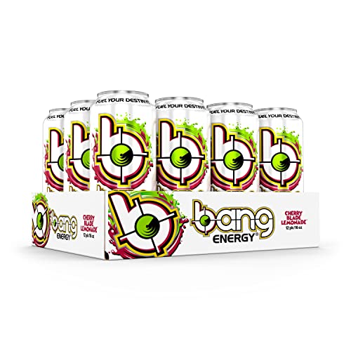 Bang Energy Bangster Berry, Sugar-Free Energy Drink, 16-Ounce (Pack of 12)