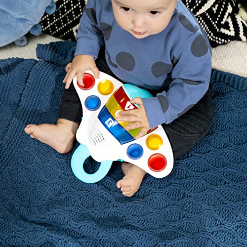 Baby Einstein Outstanding Opus The Octopus Sensory Rattle & Teether Multi-Use Toy, BPA Free & Chillable, 3 Months & up, Multicolored