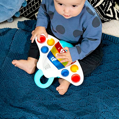 Baby Einstein Outstanding Opus The Octopus Sensory Rattle & Teether Multi-Use Toy, BPA Free & Chillable, 3 Months & up, Multicolored