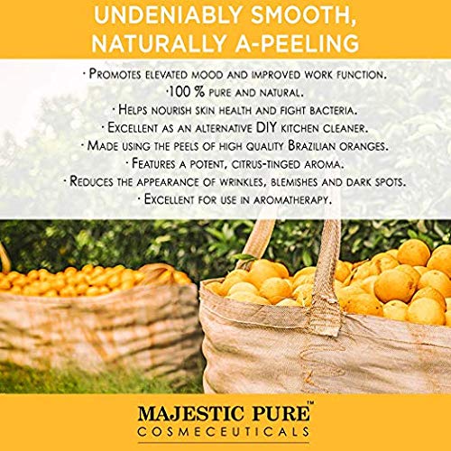 MAJESTIC PURE Basil Essential Oil, Premium Grade, Pure and Natural Premium Quality Oil, 4 Fl Oz