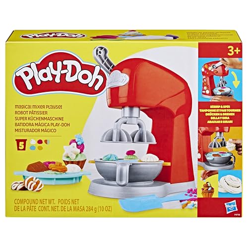 Play-Doh Kitchen Creations Magical Mixer Playset, Toy Mixer with Play Kitchen Accessories, Arts and Crafts for Kids 3 Years and Up