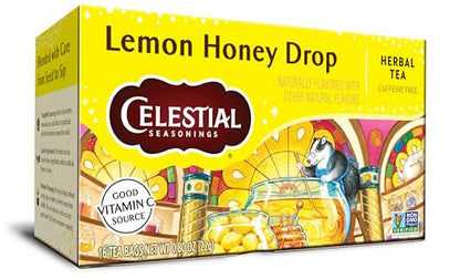 Celestial Seasonings Country Peach Passion Herbal Tea, Caffeine Free, 20 Tea Bags Box, (Pack of 6)