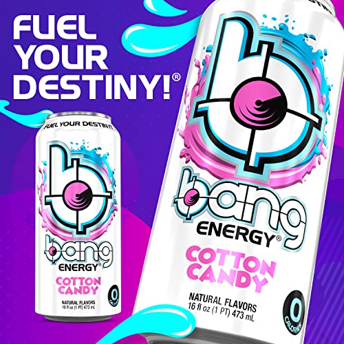 Bang Energy Bangster Berry, Sugar-Free Energy Drink, 16-Ounce (Pack of 12)