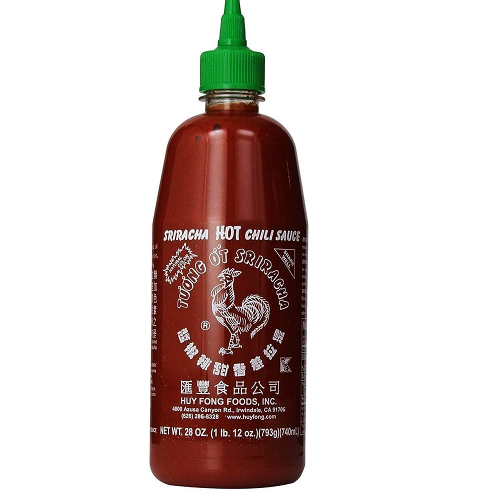 Sriracha Hot Chili Sauce 28oz, pack of 2