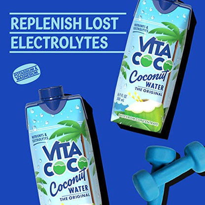 Vita Coco Coconut Water Original, 33.8 Fl Oz (Pack of 6)