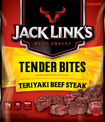 Jack Link's Beef Jerky 5 Count Multipack, Original, 5, 0.625 oz. Bags - Flavorful Meat Snack for Lunches, Ready to Eat - 7g of Protein, Made with 100% Beef - No Added MSG** or Nitrates/Nitrites