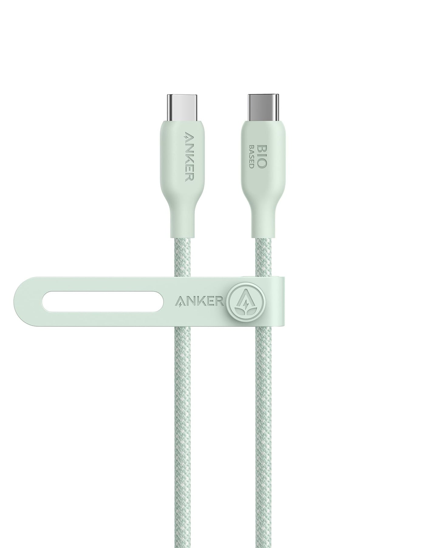 Anker USB C to USB C Cable (240W,10ft), Bio-Braided USB C Charger Cable Fast Charge for iPhone15/15Pro/15Plus/15ProMax, iPad Pro 2020, iPad Air 4, Samsung Galaxy S23+/S23 Ultra