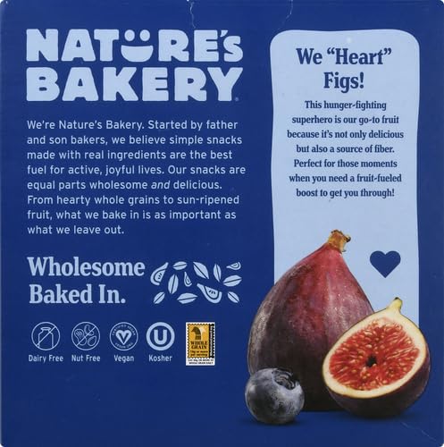 Nature's Bakery Blueberry Fig Bars, 2 Oz, 6 Ct