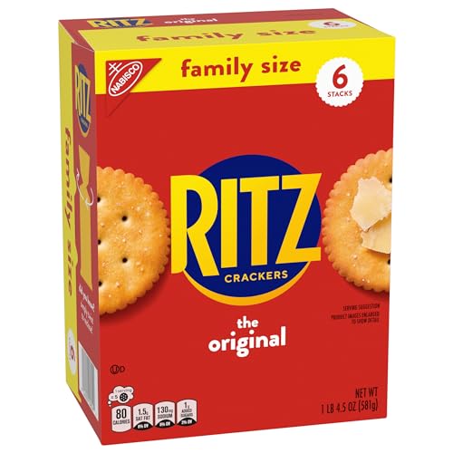 RITZ Original Crackers, 20 Snack Packs (6 Crackers Per Pack)