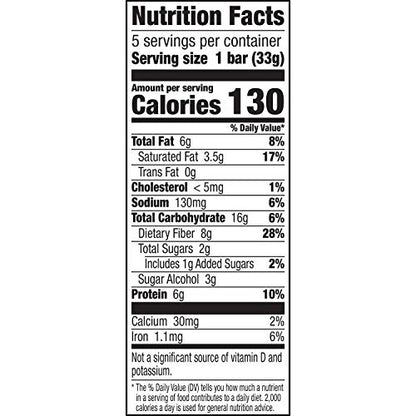 Fiber One Chewy Protein Bars, Caramel Nut, Protein Snacks, 1.17 oz, 5 ct