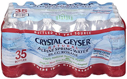 Alpine Spring Water,16.9 Fl Oz (Pack of 35),Bottled at the Source (075140350018)