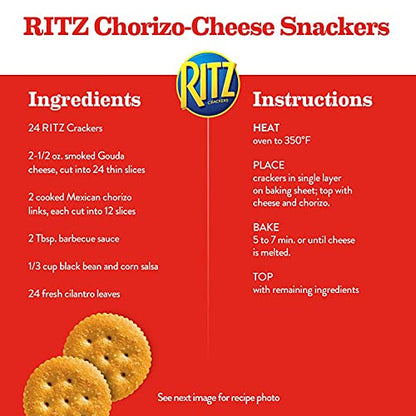 RITZ Original Crackers, 20 Snack Packs (6 Crackers Per Pack)