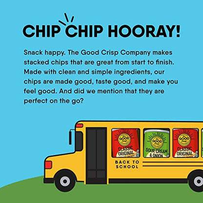 The Good Crisp Company, Good Crisps Minis (Original, 1.6 Ounce, Pack of 12) Non-GMO, Allergen Friendly, Potato Chip Snack Pack, Gluten Free Snacks