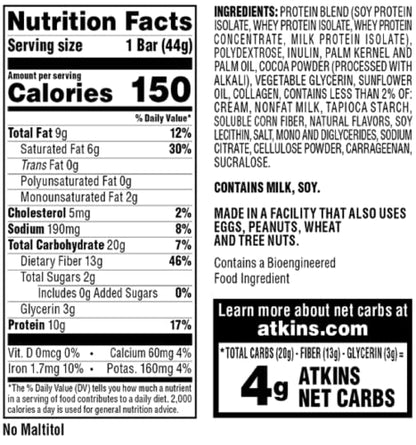 Atkins Peanut Butter Protein Wafer Crisps, Protein Dessert, 4g Net Carb, 1g Sugar, Keto Friendly, 5 Count