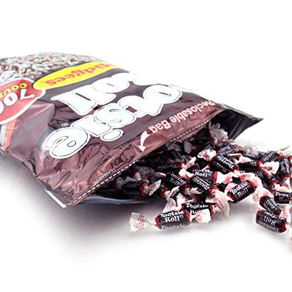 Tootsie Roll Midgees - Chewy Chocolate Gluten-Free Candy - Resealable Bag of Individually Wrapped Candies for Kids, Parties, Classroom - 700 Count (Pack of 1) (Packaging May Vary)