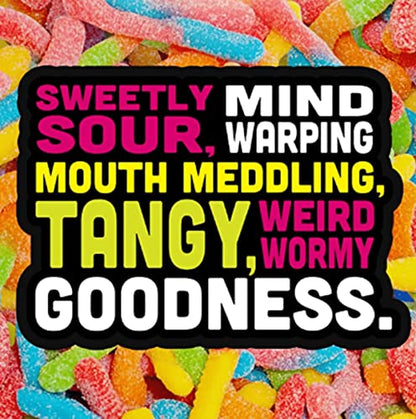 Trolli Sour Brite Crawlers Candy, Original Flavored Sour Gummy Worms, 7.2 Ounce (Pack of 4)