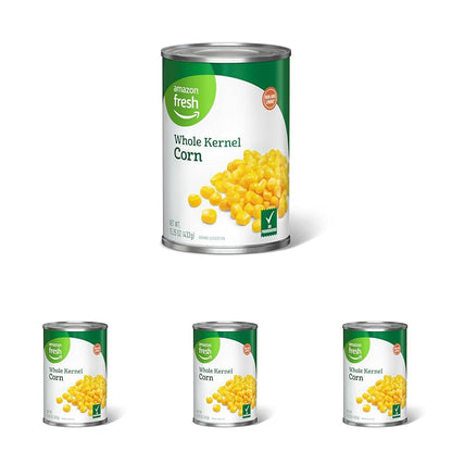 Amazon Fresh, Canned Whole Kernel Corn, 15.25 Oz