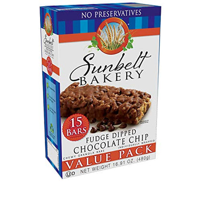 Sunbelt Bakery Oats & Honey Chewy Granola Bars, 15-1.0 OZ Bars (1 Box)