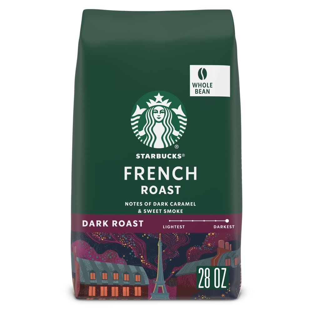 Starbucks Blonde Espresso Roast Whole Coffee Beans, 200g