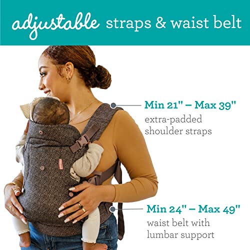 Infantino Flip Advanced 4-in-1 Carrier - Ergonomic, convertible, face-in and face-out front and back carry for newborns and older babies 8-32 lbs