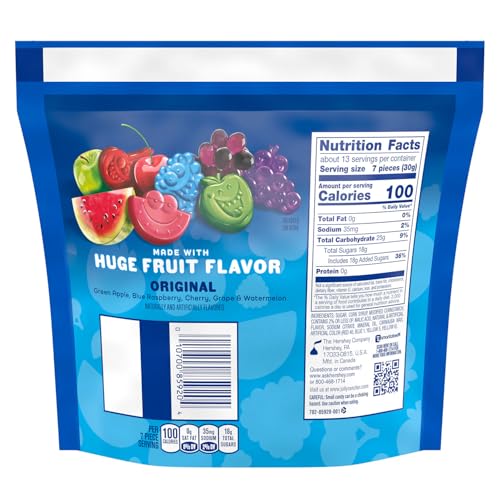 JOLLY RANCHER Gummies Sours Assorted Fruit Flavored Candy Bag, 6.5 oz