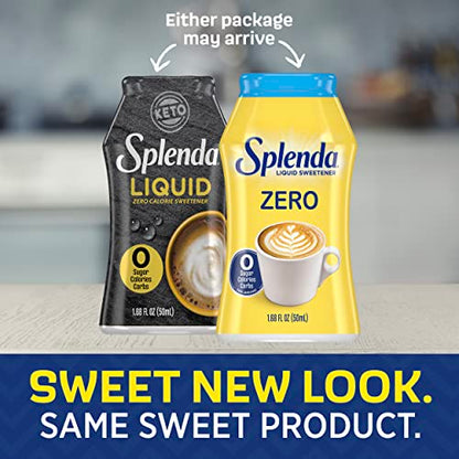 Splenda Liquid Zero Calorie Sweetener drops, 100ml (Pack of 2)