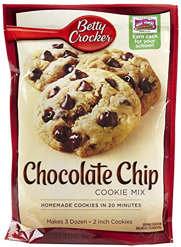 Betty Crocker Peanut Butter Cookie Mix, Makes twelve (12) 2-inch Cookies, 7.2 oz.