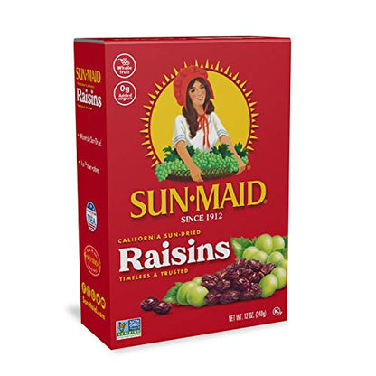 Sun-Maid California Sun-Dried Raisins - (2 Pack) 32 oz Resealable Bag - Dried Fruit Snack for Lunches, Snacks, and Natural Sweeteners