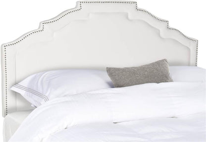 Safavieh Mercer Collection Alexia Linen Headboard, King, White