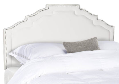 Safavieh Mercer Collection Alexia Linen Headboard, King, White