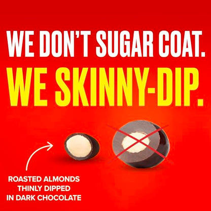 SkinnyDipped Snack Attack Minis Almond Variety Pack, Healthy Snack, Plant Protein, Gluten Free, 0.46 oz Mini Bags, Pack of 25