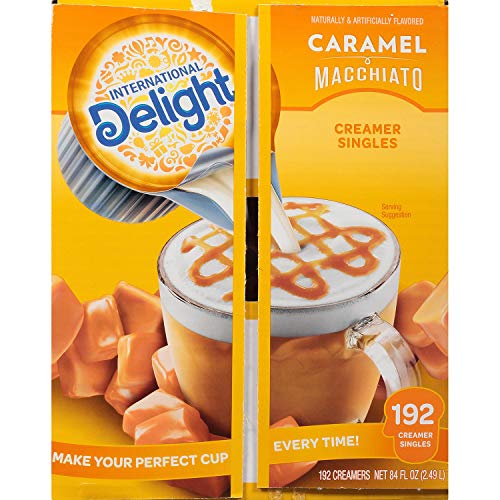 International Delight Coffee Creamer Singles, Sweet & Creamy, Shelf Stable Flavored Creamer, 24 Ct, 16 FL Oz, Pre-Portioned Creamers