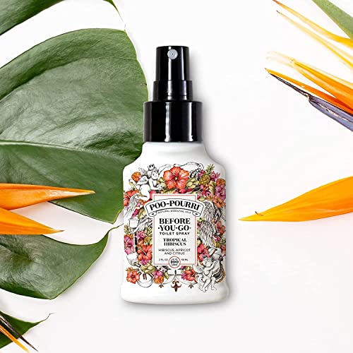 Poo-Pourri Before-You-Go Toilet Spray, Beach Bum, 1 Fl Oz Pocket Travel Size - Coconut, Orchid and Toasted Praline