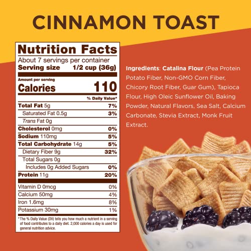 Catalina Crunch, Cereal Cinnamon Toast, 9 Ounce