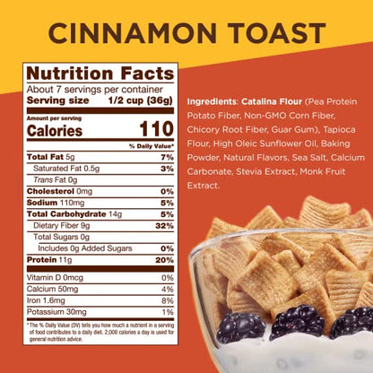 Catalina Crunch, Cereal Cinnamon Toast, 9 Ounce