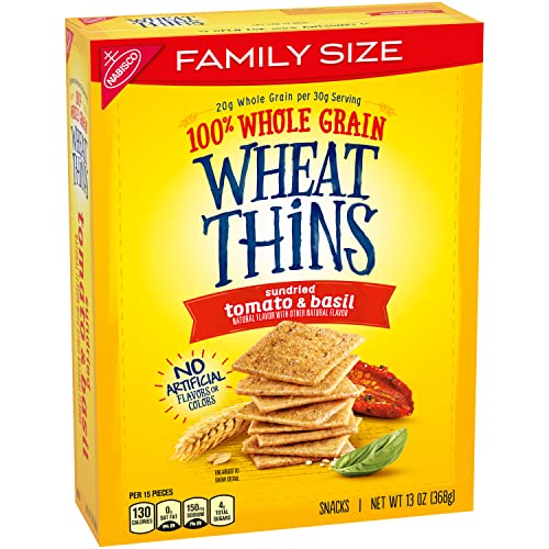 Wheat Thins Original Whole Grain Wheat Crackers, Party Size, 20 oz Box