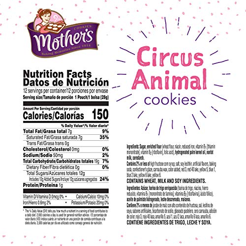 Mother's Circus Animal Cookies, 9 Oz. (Pack of 1)