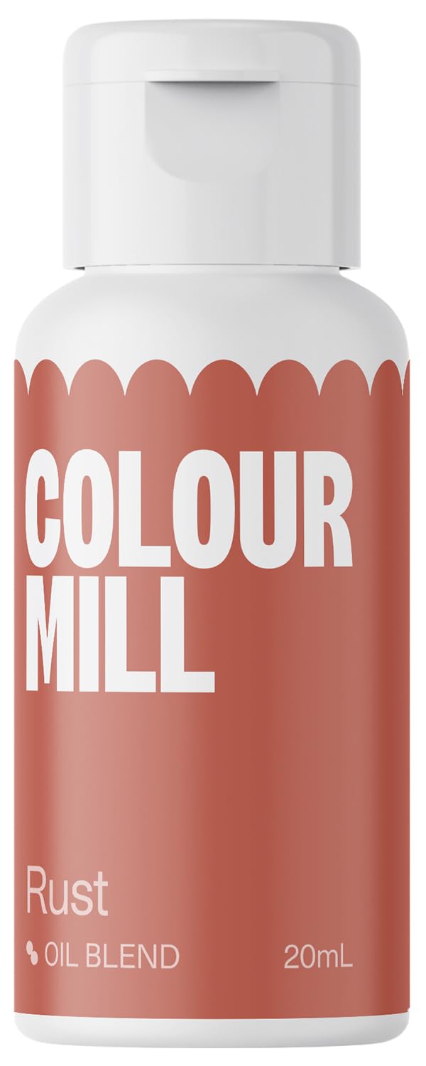 Colour Mill Oil-Based Food Coloring, 20 Milliliters Each of 6 Colors: Baby Blue, Navy, Royal, Sky Blue, Teal and Tiffany