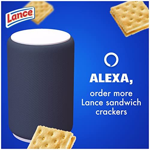 Lance Sandwich Crackers, Captain's Wafer Grilled Cheese, 10 Individual Packs, 6 Sandwiches Each