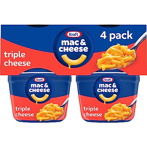 Kraft Gluten Free Original Mac & Cheese Macaroni and Cheese Dinner, 4 ct Pack, 1.9 oz Cups