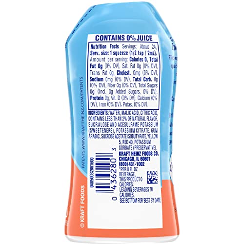 Crystal Light Sugar-Free Zero Calorie Liquid Water Enhancer - Strawberry Lemonade Water Flavor Drink Mix (1.62 fl oz Bottle)